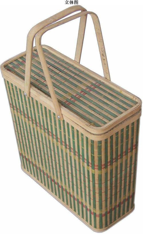 外观设计产品的名称:储物篮(竹制品10).2.