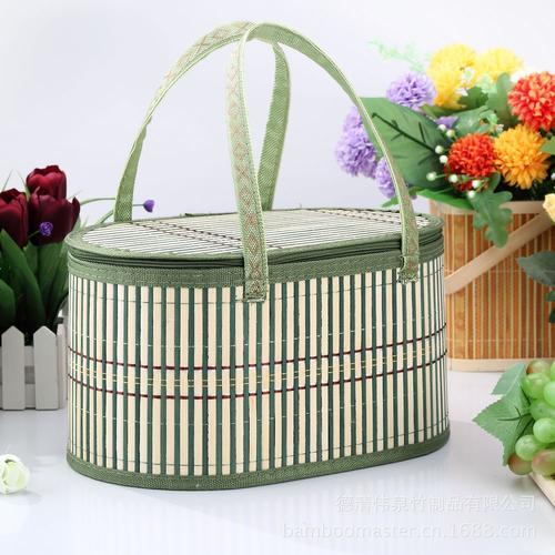 竹制品 品牌 其他 材质 其他 颜色 绿色篮(30*20*16cm) 产品